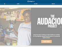 Tablet Screenshot of livinggoods.org